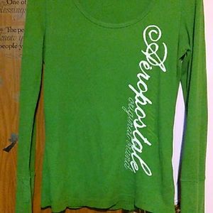 Green Aeropostale henley